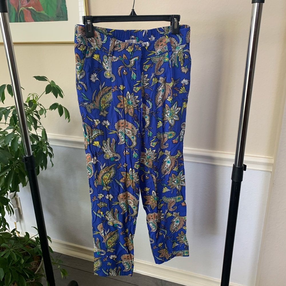 Paisley Royal Blue Trouser